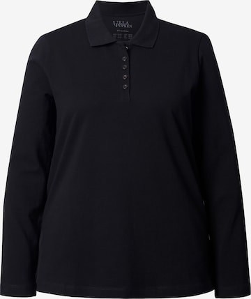 T-shirt Ulla Popken en noir : devant