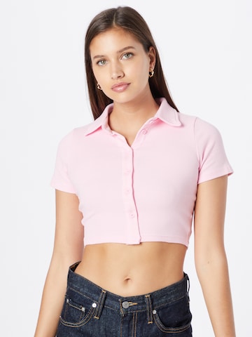 Motel Shirt 'Panya' in Roze: voorkant