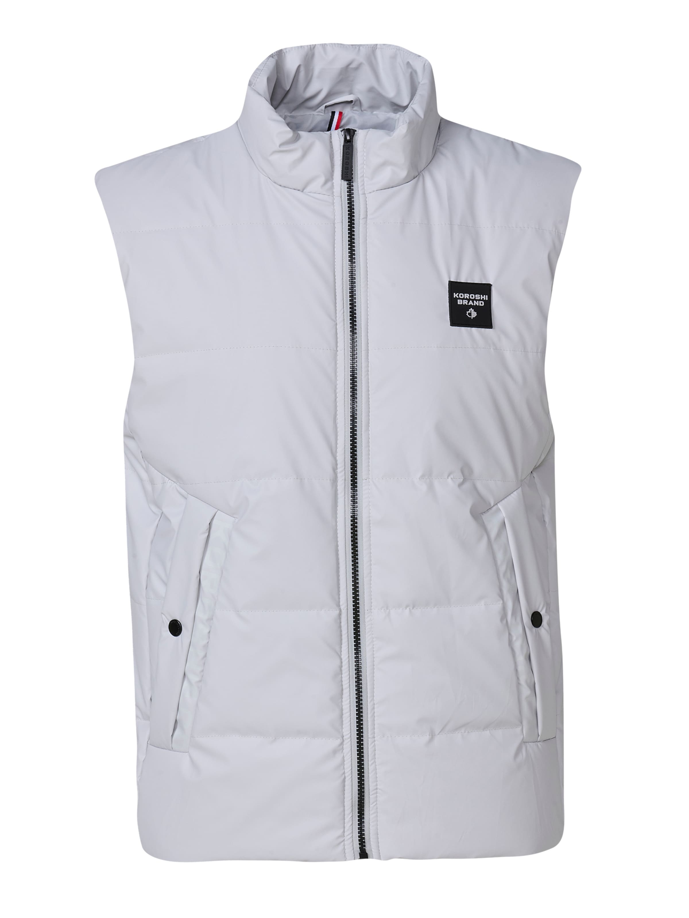 Gilet di KOROSHI in grigio: frontale