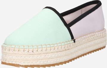 Tommy Jeans Espadrilles in Lila: voorkant
