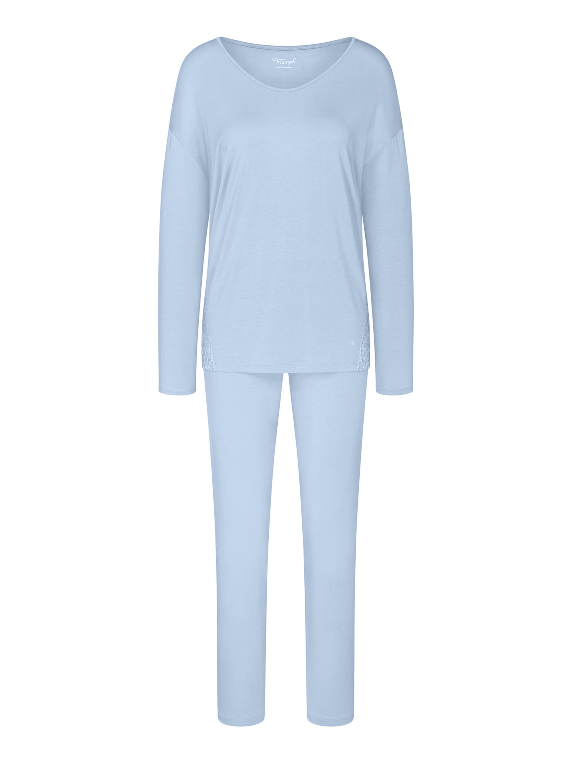 Pyjama ' Timeless Sensuality ' TRIUMPH en bleu : devant
