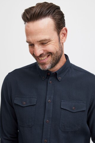 FQ1924 Regular Fit Hemd 'Steven' in Blau