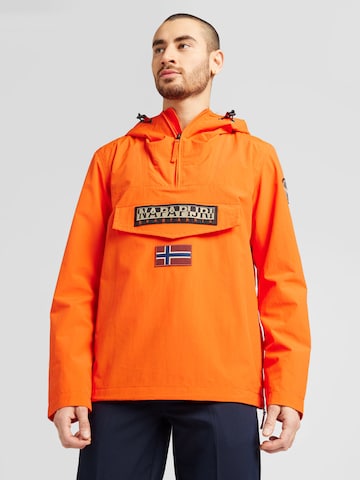 Veste fonctionnelle 'RAINFOREST' NAPAPIJRI en orange : devant