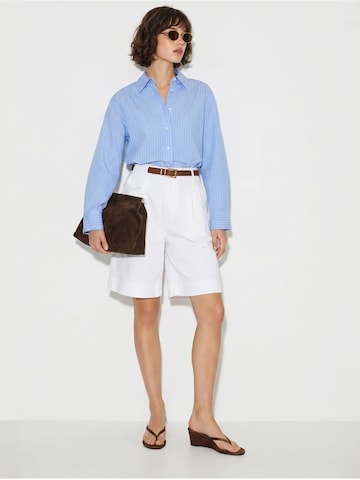 Wide leg Pantaloni 'Shorts' di Bianco Lucci in bianco