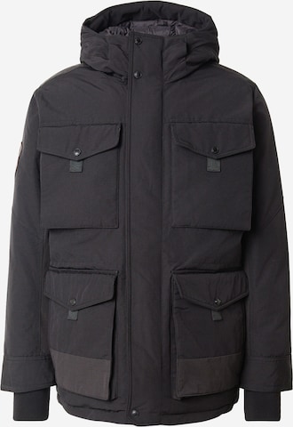 juoda Superdry & Co Žieminė striukė 'Everest': priekis