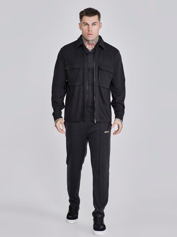 SikSilk Sweat jacket in Black