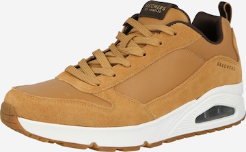 SKECHERS Sneakers laag 'Uno - Stacre' in Bruin: voorkant