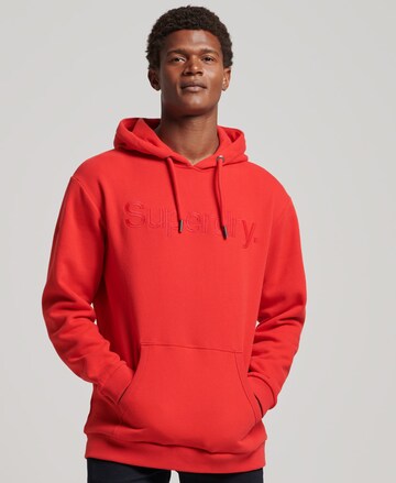 Superdry Sweatshirt in Red: front