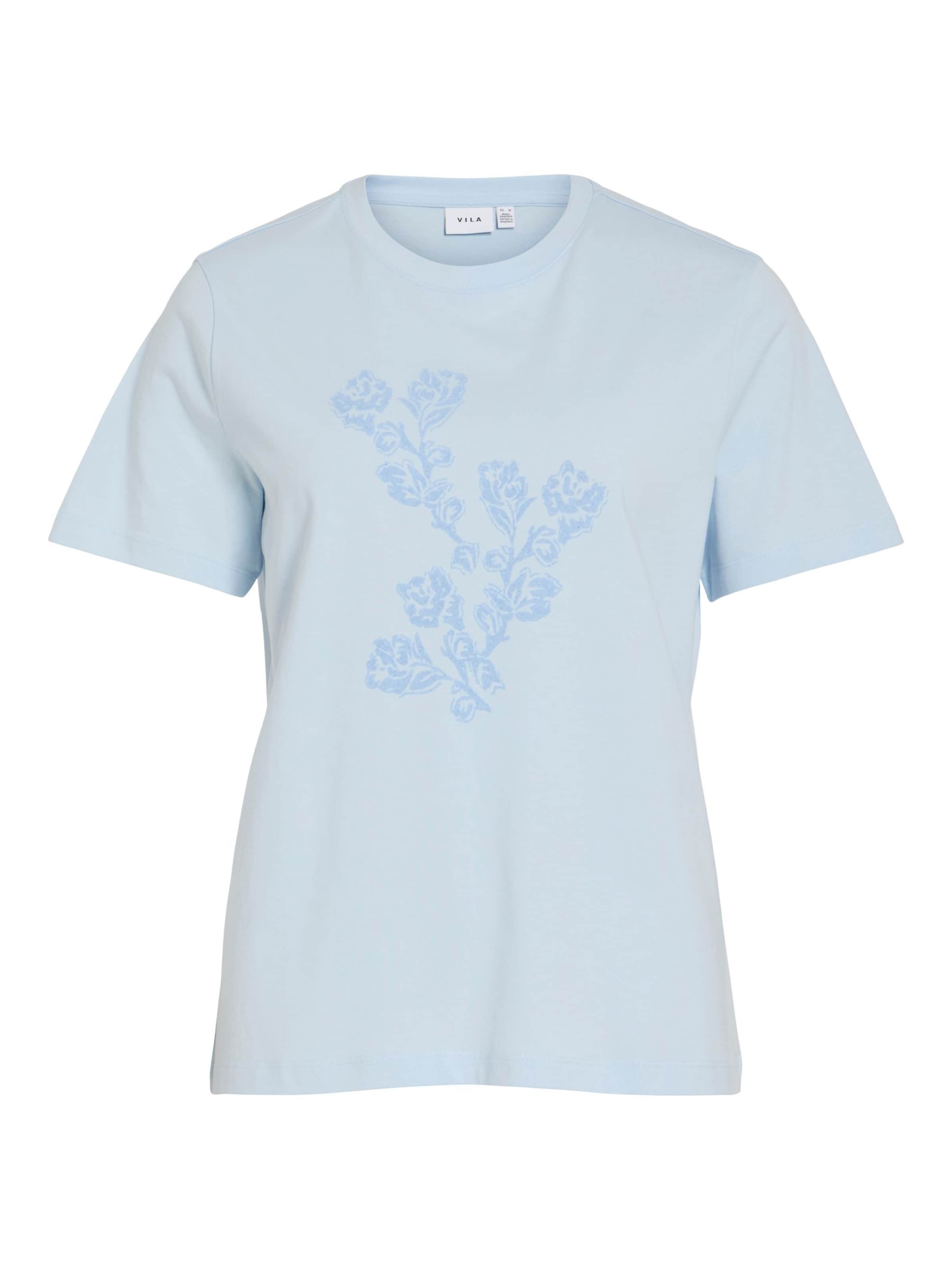VILA T-shirt ' VISYBILLA' en bleu / bleu clair, Vue avec produit