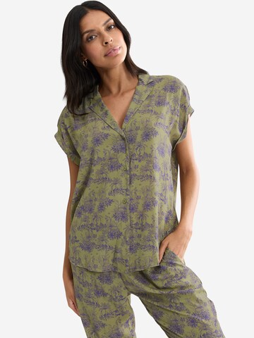 TRIUMPH Pyjama ' Red Label Boyfriend Fit ' in Grün