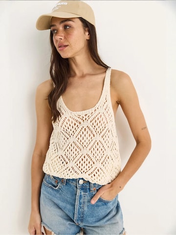 Bianco Lucci - Top de malha em branco