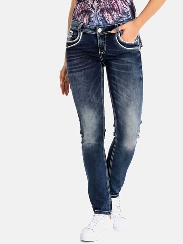 CIPO & BAXX Regular Jeans in Blau: Vorderseite