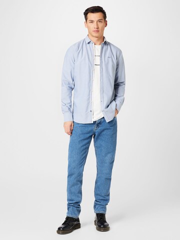 COLOURS & SONS Regular fit Button Up Shirt in Blue