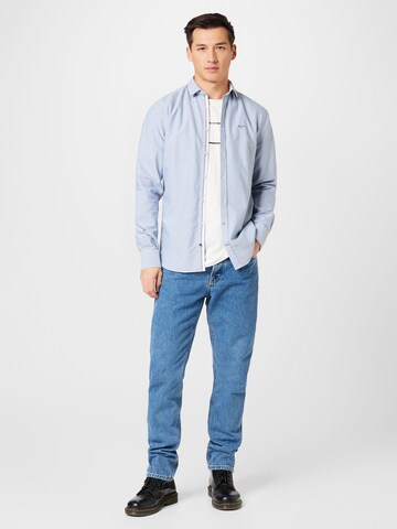 COLOURS & SONS Regular fit Overhemd in Blauw