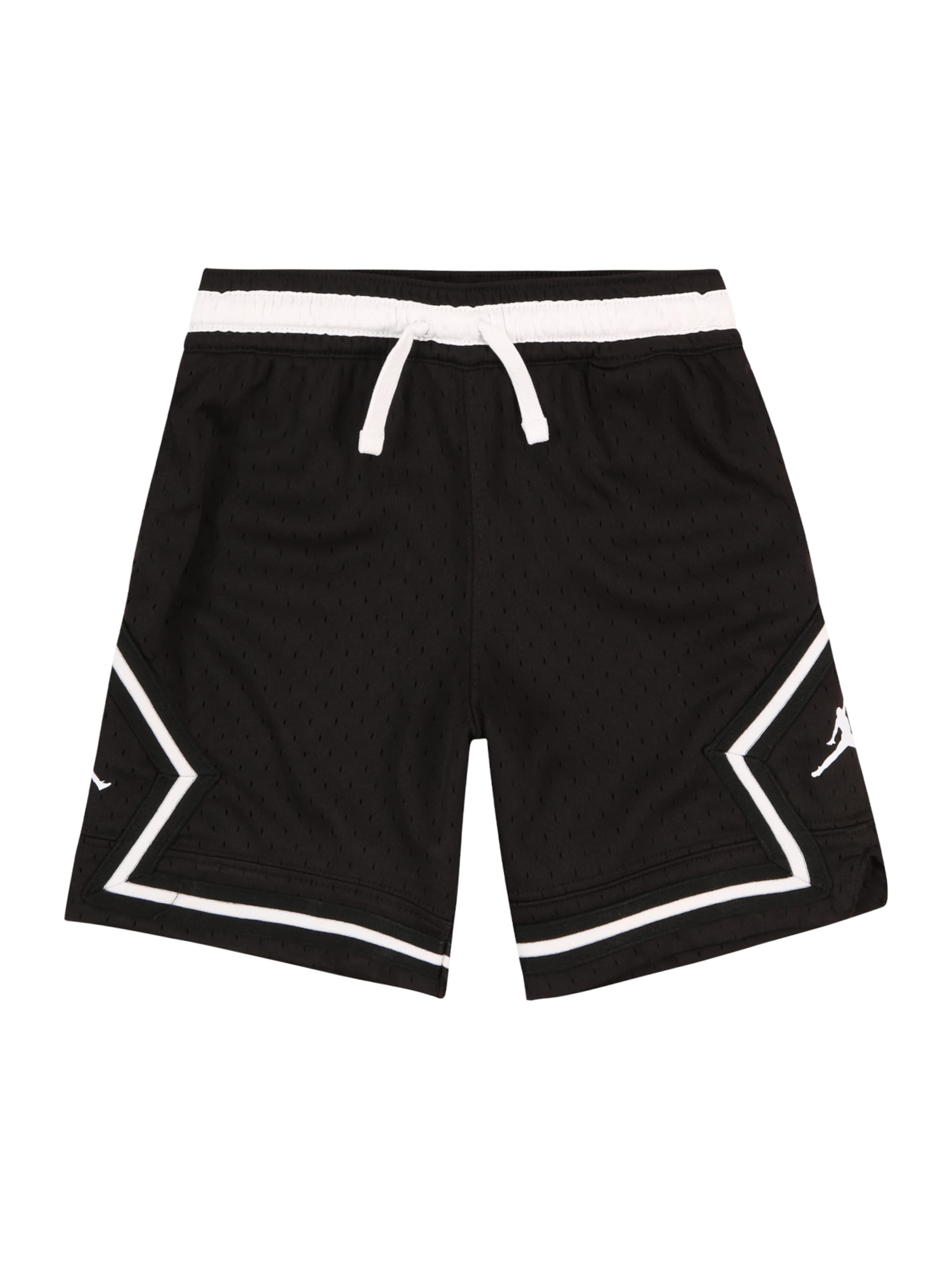 Regular Pantaloni sport 'DIAMOND' de la Jordan pe negru: față