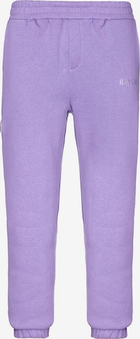 Regular Pantalon de sport 'Inspector' Koyumi en violet : devant