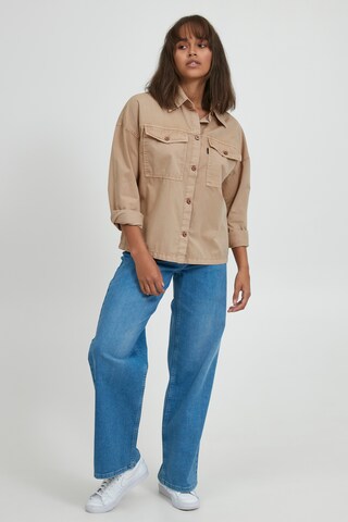 PULZ Jeans Between-Season Jacket 'Lene' in Beige
