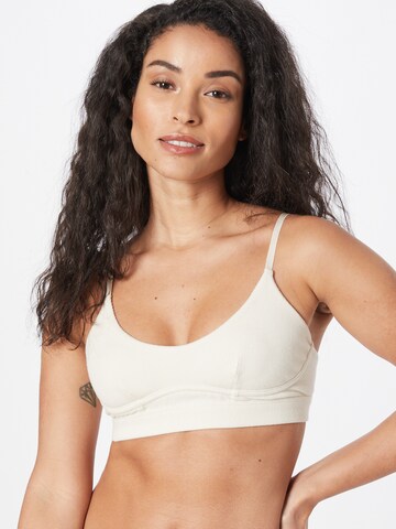 hunkemöller x NA-KD Bralette Bra 'Dani' in Beige: front