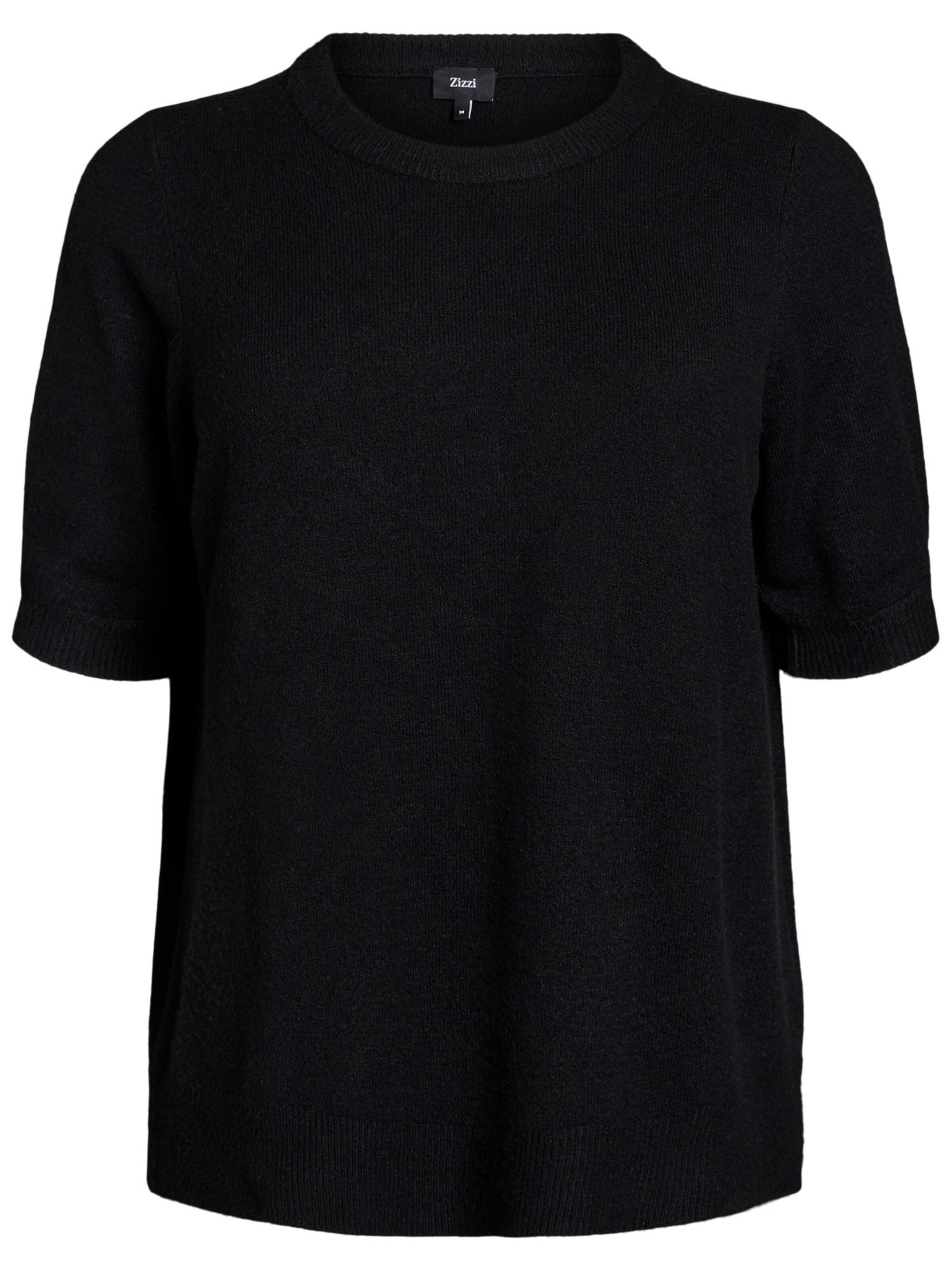 Zizzi Pullover 'Casunny'' i sort: forside