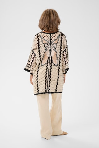 Cream Knit cardigan 'CRFree' in Beige