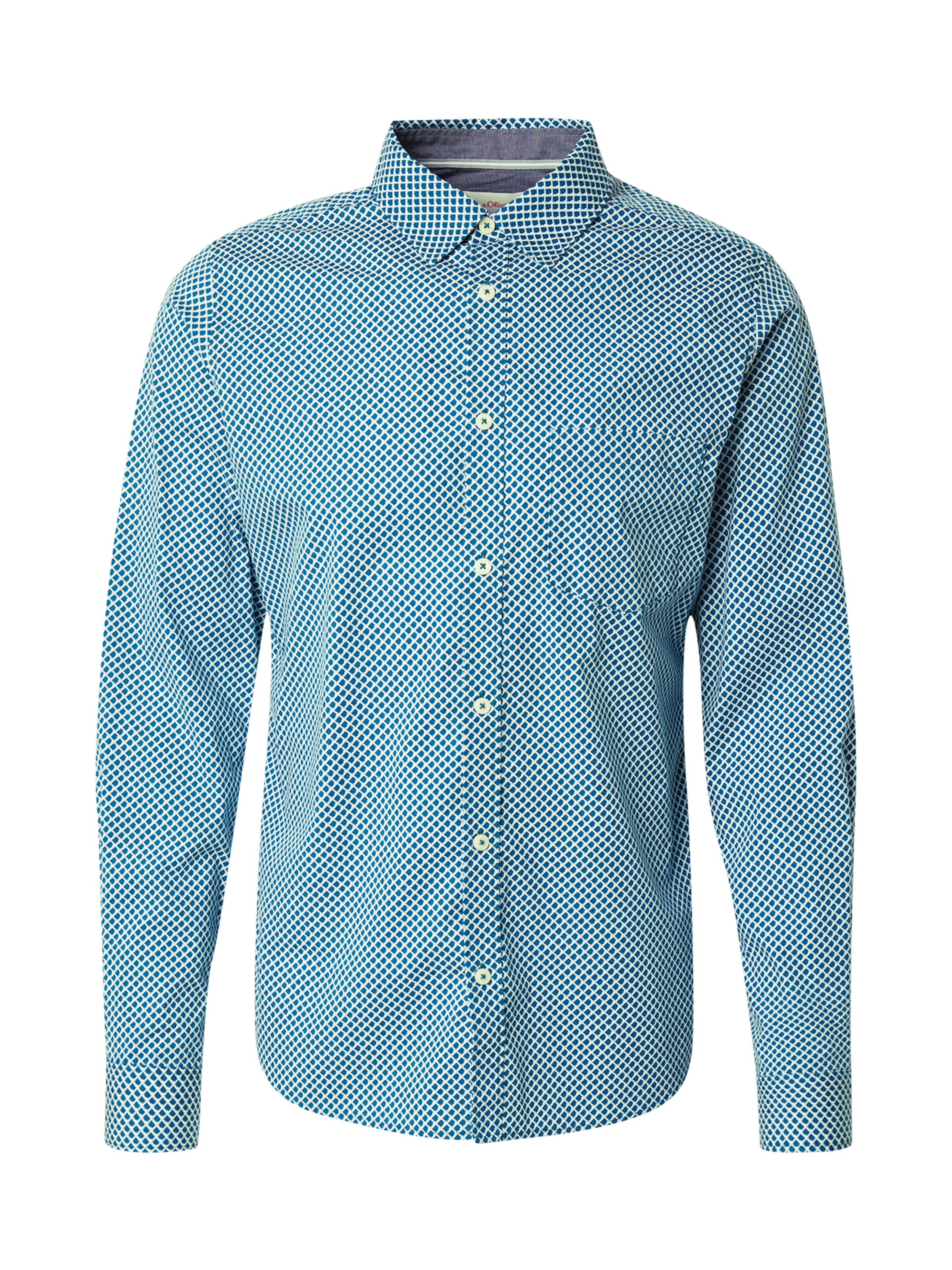 s.Oliver Slim fit Ing - fehér: elől