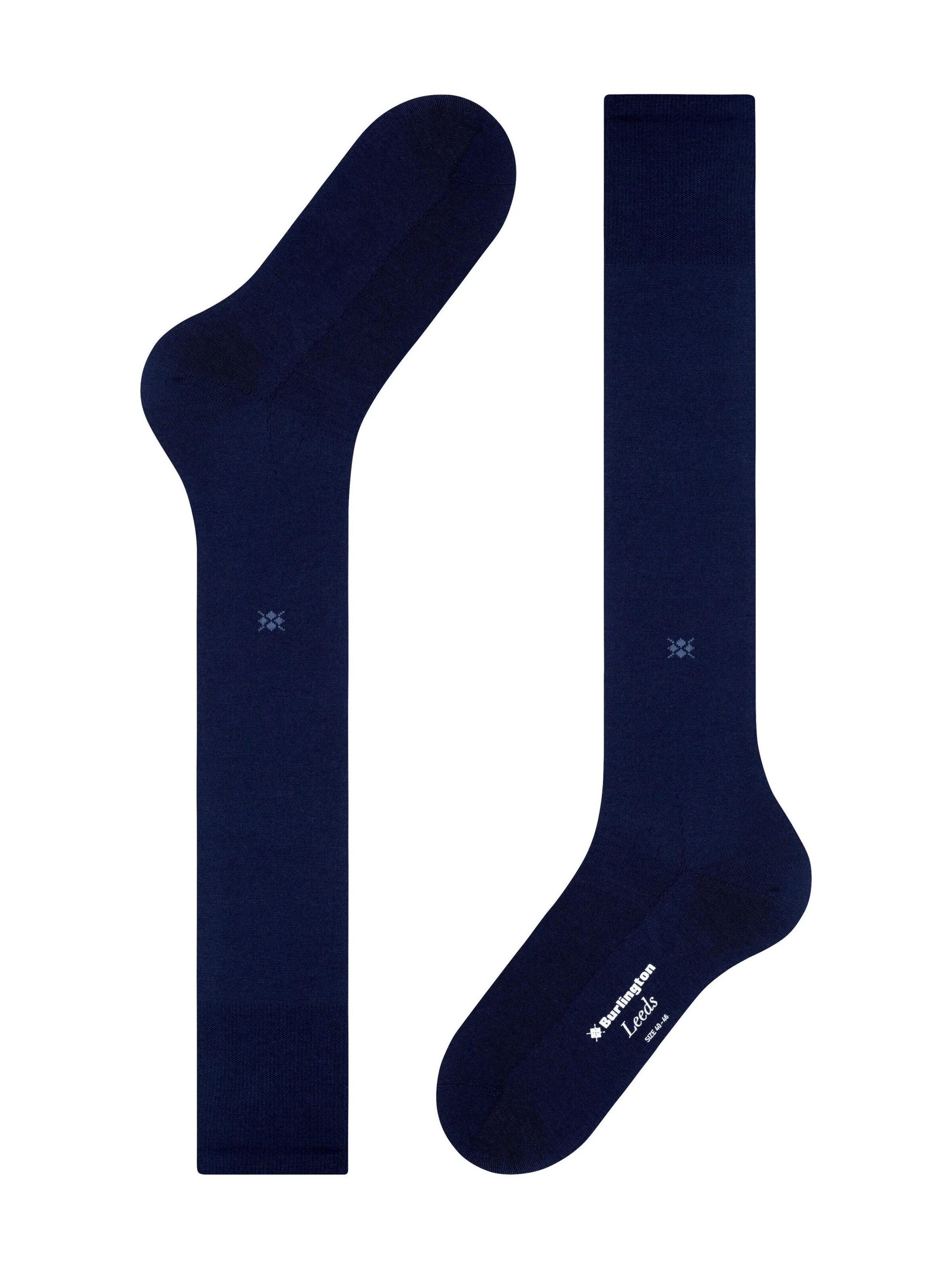 BURLINGTON Kniestrümpfe 'Leeds' in Blau
