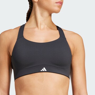 Bustino Reggiseno sportivo 'Impact Luxe' di ADIDAS PERFORMANCE in nero