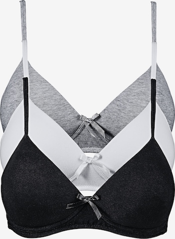 bonprix T-Shirt Rintaliivi värissä harmaa: etupuoli