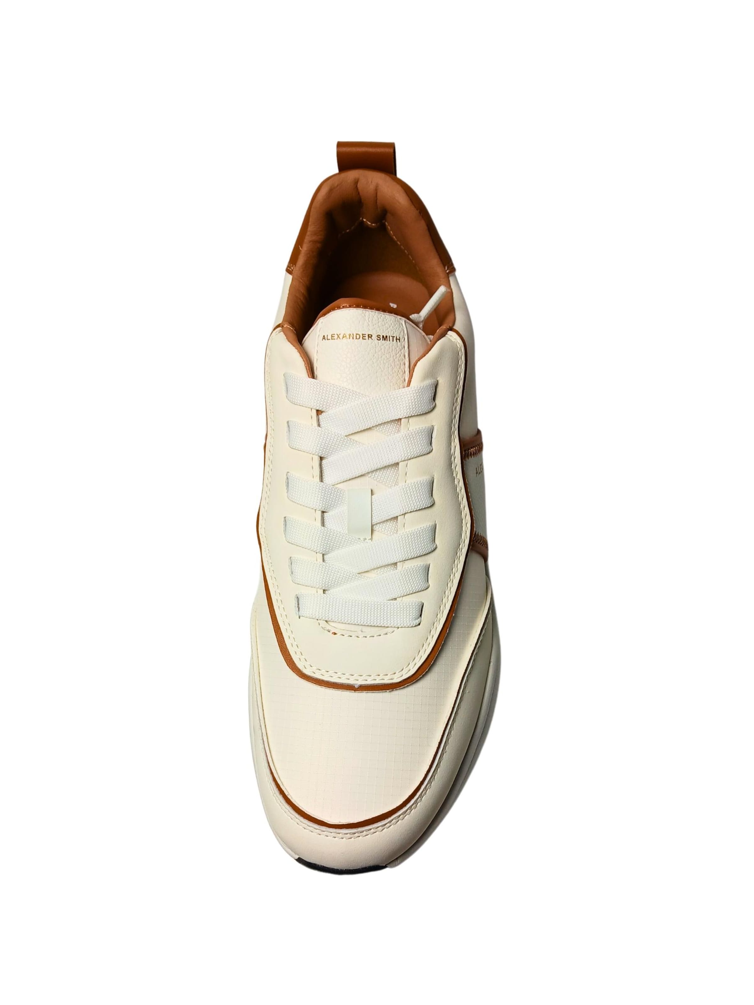 Alexander Smith Platform trainers in White