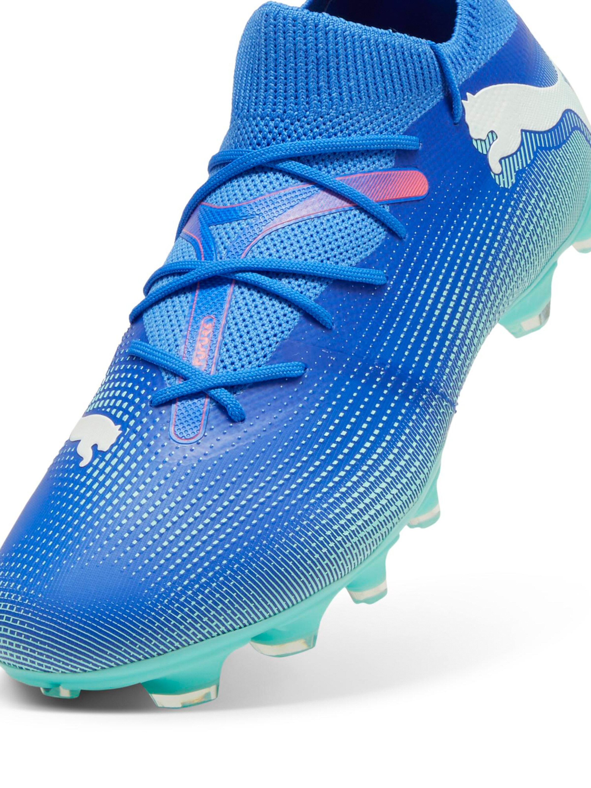 PUMA Soccer Cleats Future 7 Match in Blue Aqua ABOUT YOU