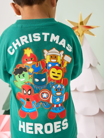 Next Shirt 'Marvel' in Grün