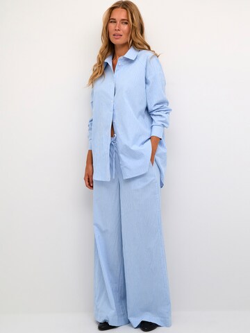 Wide Leg Pantalon 'Dabra' Kaffe en bleu