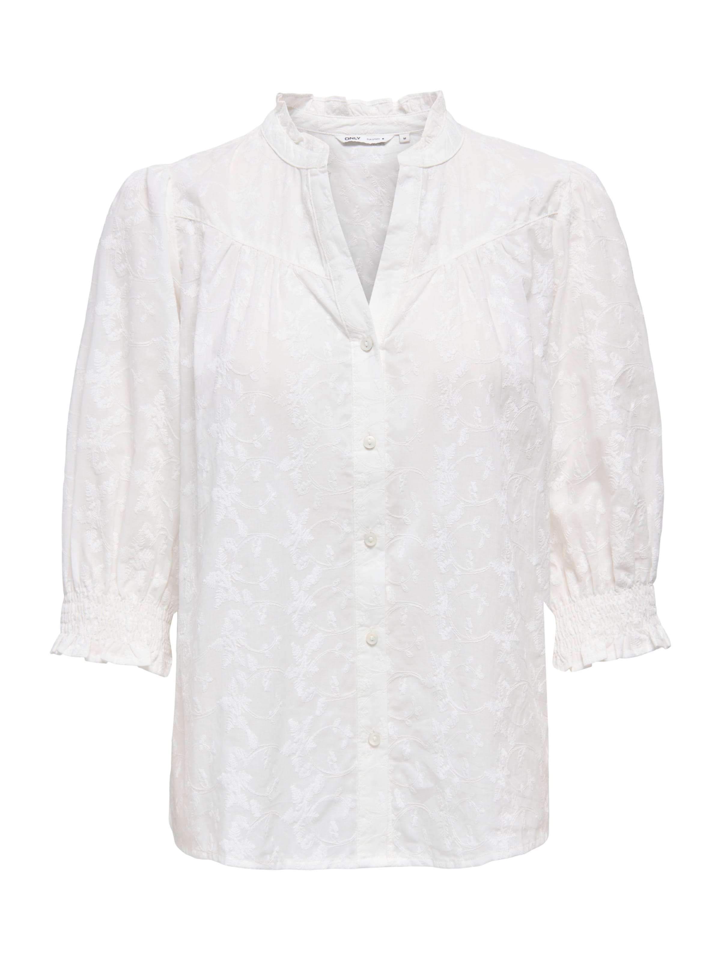 ONLY Blus 'ONLRaya' i vit: framsida