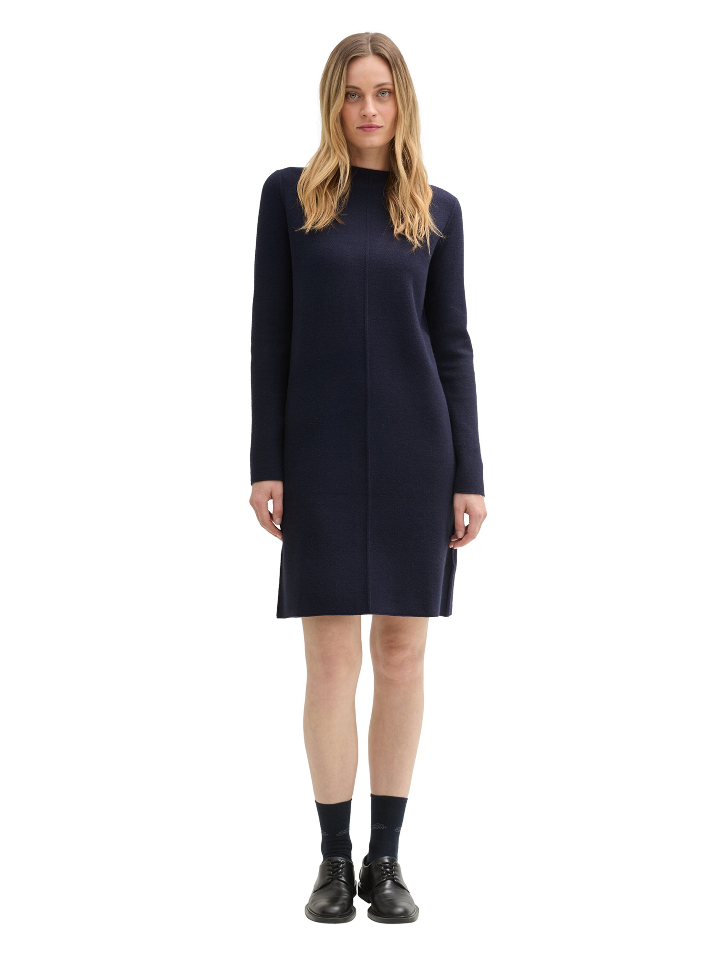 TOM TAILOR Πλεκτό φόρεμα σε μπλε