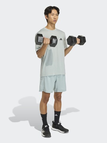 Regular Pantaloni sport de la ADIDAS PERFORMANCE pe verde: față