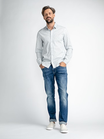 Petrol Industries Slim Fit Hemd in Weiß