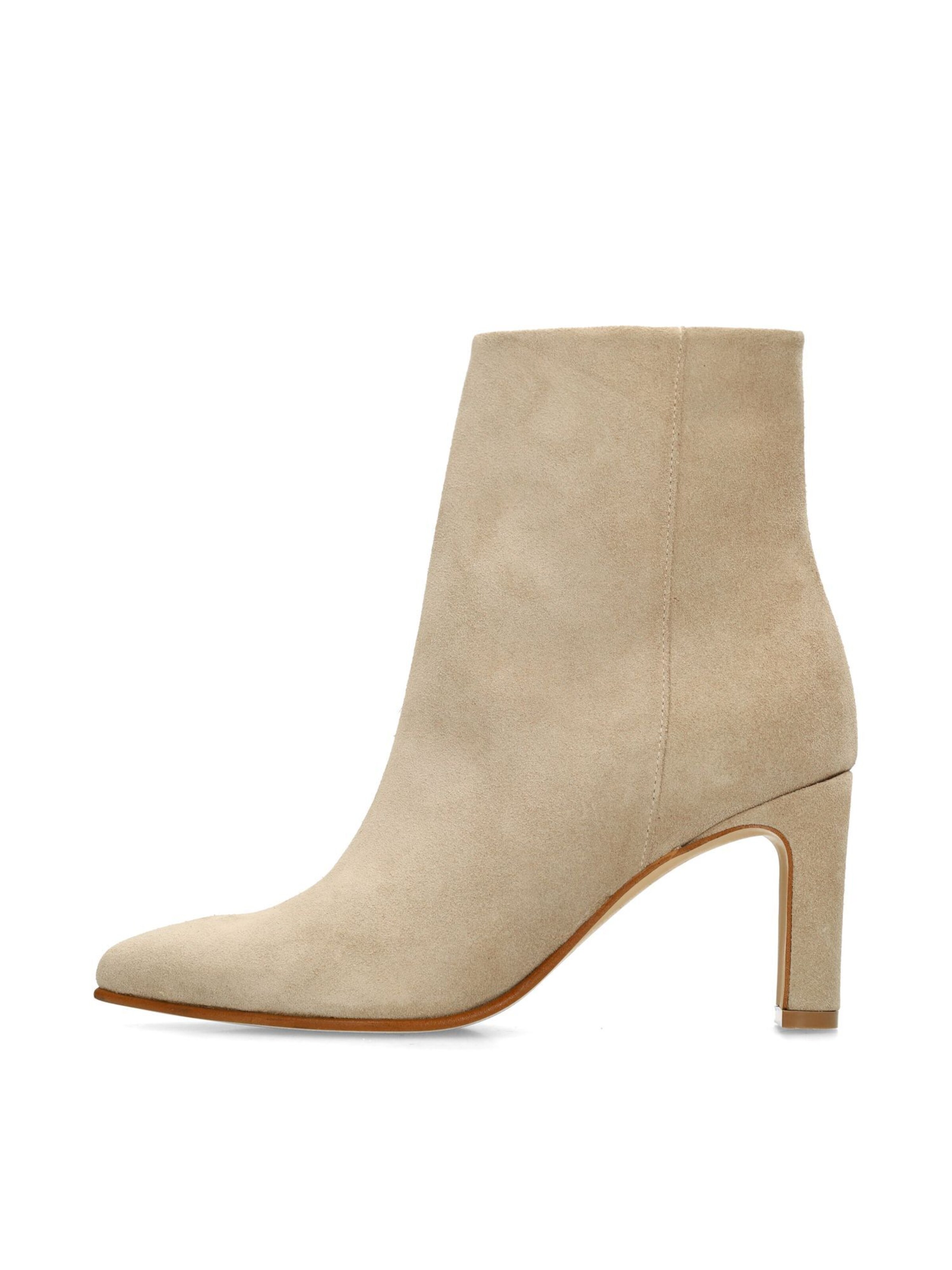 MANFIELD Stiefelette in Beige