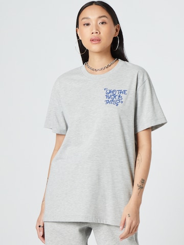 T-Shirt 'Theo' ABOUT YOU x Dardan en gris : devant