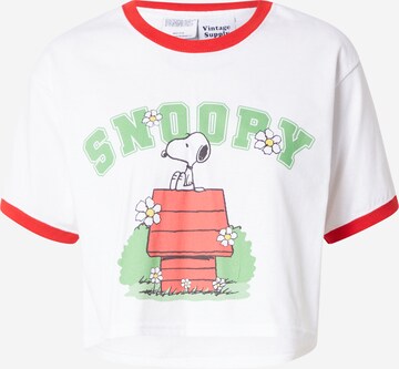 Vintage Supply - Camiseta en blanco: frente