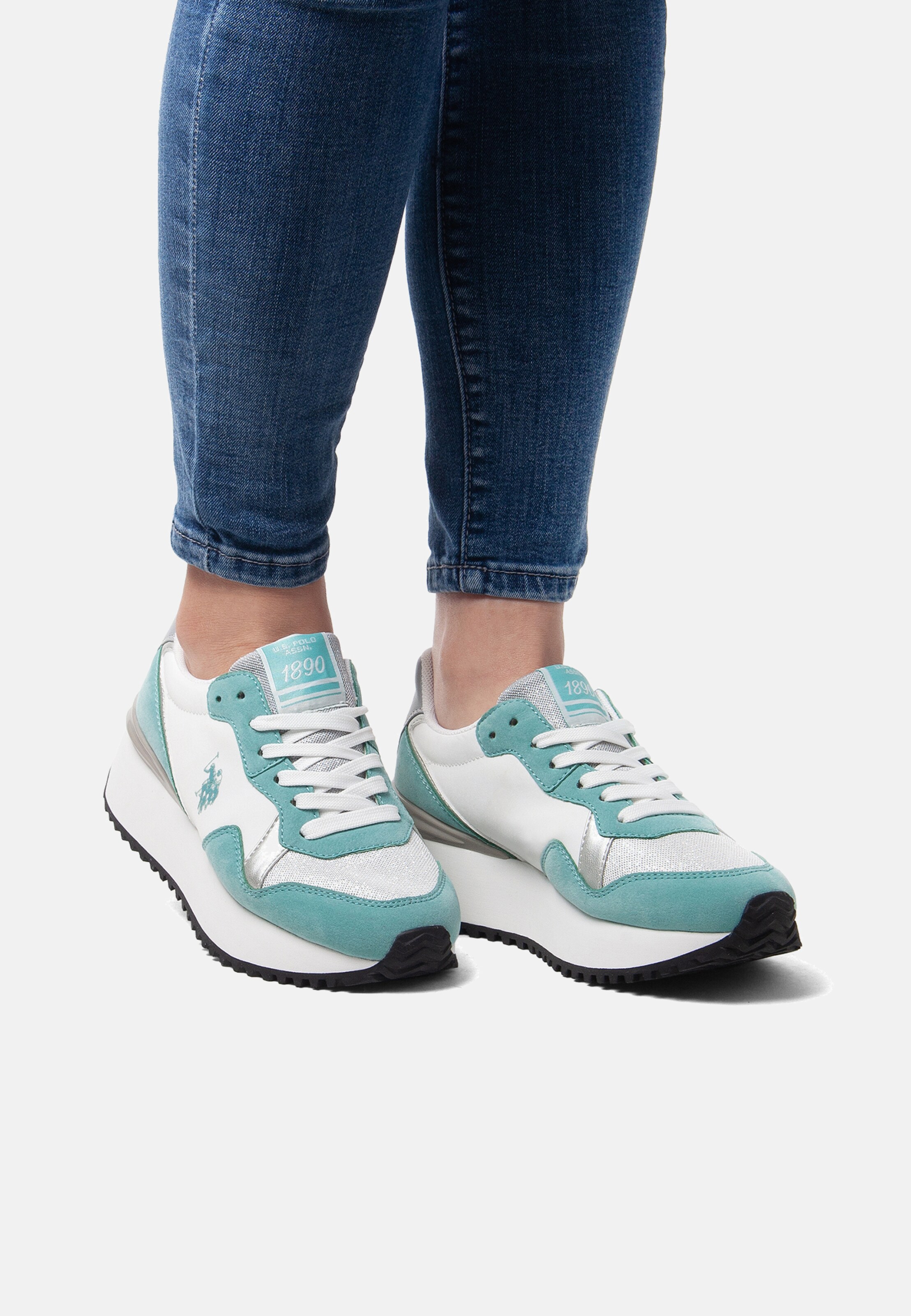 Sneaker bassa 'BAYLE003W/5TU1' di U.S. POLO ASSN. in blu