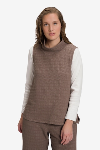 Ulla Popken Top in Brown: front