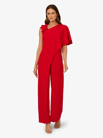 Adrianna Papell Jumpsuit in Red: front
