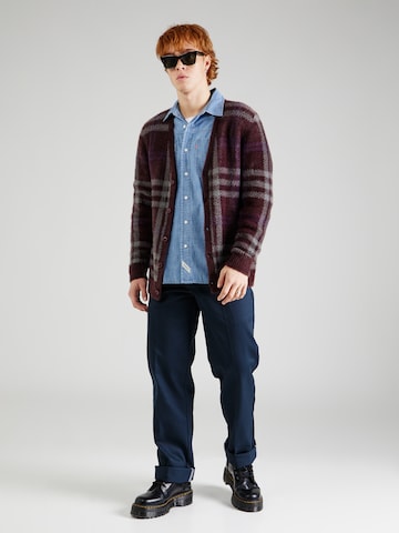 LEVI'S ® Πλεκτή ζακέτα 'Fluffy Sweater Cardigan' σε κόκκινο