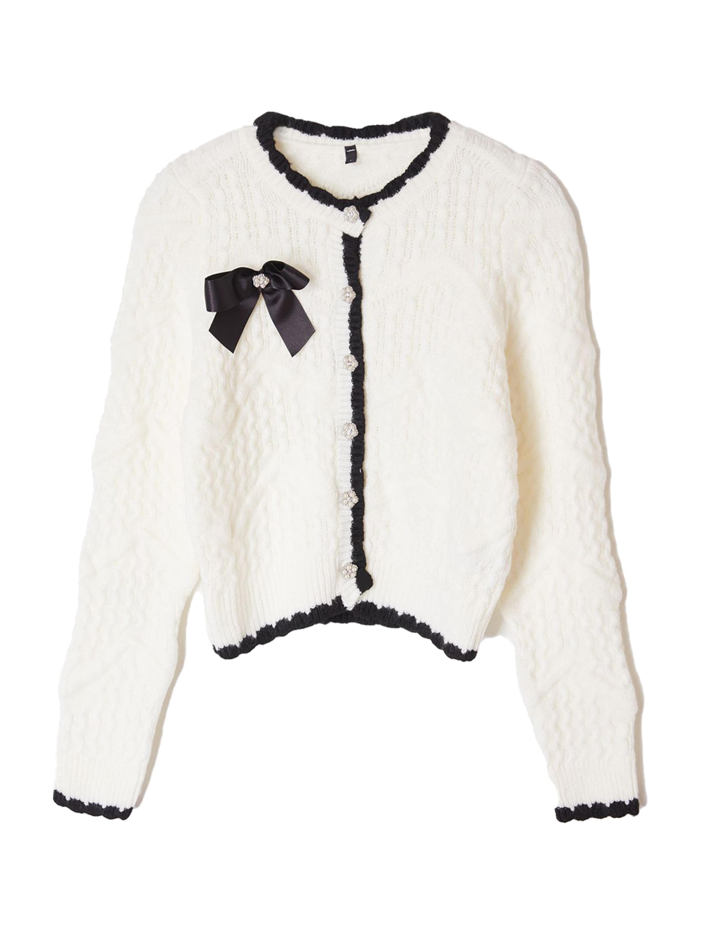 Trendyol Плетена жилетка в бежово: отпред