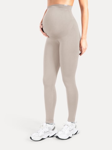 Coupe slim Leggings 'Lorraine' Smilodox en gris