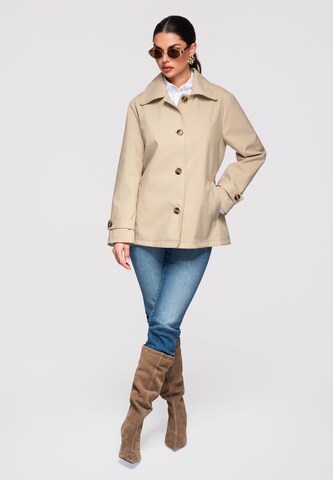 Manteau mi-saison 'OW-COLC-0114' Ombre en beige