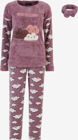 LELA Pajama 'Lela' in Purple: front