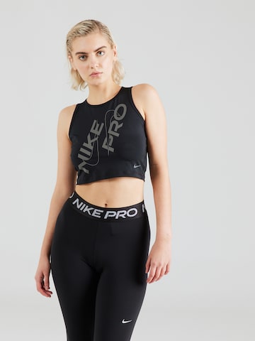 NIKE Sporttop 'NP' in Schwarz: predná strana