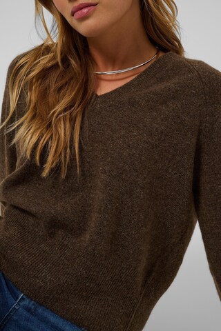 Kaffe - Pullover 'Niel' em castanho