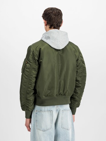 ALPHA INDUSTRIES Between-Season Jacket 'MA-1 D-Tec' in Green